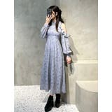 カットショルダーオリジナル柄ワンピース | EATME | 詳細画像2