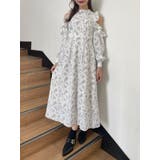 カットショルダーオリジナル柄ワンピース | EATME | 詳細画像29