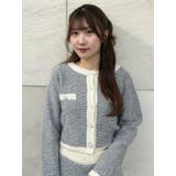 バイカラーツイードライクスカート（セットアップ可能） | EATME | 詳細画像10 