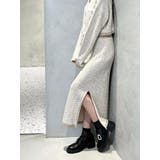 バイカラーツイードライクスカート（セットアップ可能） | EATME | 詳細画像14 