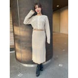 バイカラーツイードライクスカート（セットアップ可能） | EATME | 詳細画像16 