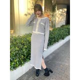 バイカラーツイードライクスカート（セットアップ可能） | EATME | 詳細画像18 