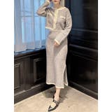 バイカラーツイードライクスカート（セットアップ可能） | EATME | 詳細画像19 