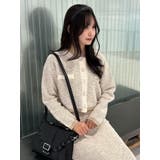 バイカラーツイードライクスカート（セットアップ可能） | EATME | 詳細画像4 