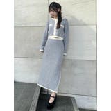 バイカラーツイードライクスカート（セットアップ可能） | EATME | 詳細画像5 