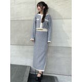 バイカラーツイードライクスカート（セットアップ可能） | EATME | 詳細画像6 