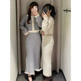 バイカラーツイードライクスカート（セットアップ可能） | EATME | 詳細画像9 