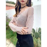 透かし編みニットTOP | EATME | 詳細画像10 