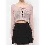 透かし編みニットTOP | EATME | 詳細画像25 