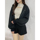 ロゴ刺繍ZIPブルゾン | EATME | 詳細画像13 