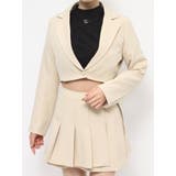 アイボリー | テーラードショートジャケット(セットアップ可能) | EATME