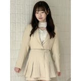 イエロー | テーラードショートジャケット(セットアップ可能) | EATME