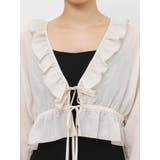 リボンフリルペプラムTOP | EATME | 詳細画像15