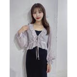 リボンフリルペプラムTOP | EATME | 詳細画像6