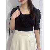 ブラック | ドロストスリーブショートTOP | EATME