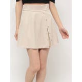 ベージュ | ラップライクシフォンプリーツスカート | EATME