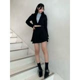 プリーツラップミニスカート（セットアップ可能） | EATME | 詳細画像16 