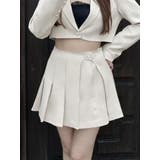 イエロー | プリーツラップミニスカート（セットアップ可能） | EATME