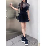 カットアウトフロントZIPリブTOP | EATME | 詳細画像7