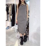 グレー | ヘムサイドギャザーワンピース | EATME