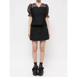 Vネックチュールコンビブラウス | EATME | 詳細画像16