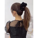 Vネックチュールコンビブラウス | EATME | 詳細画像4