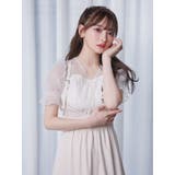 Vネックチュールコンビブラウス | EATME | 詳細画像5