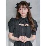 ブラック | ギャザーデコルテブラウス | EATME