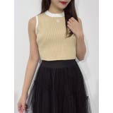 バイカラーニットTOP | EATME | 詳細画像11