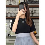 ブラック | グリッターLOGO Tee | EATME
