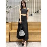 ブラック | FRONTボタンワンピース | EATME