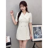 テーラードカラーミニワンピース | EATME | 詳細画像1