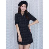 ブラック | テーラードカラーミニワンピース | EATME