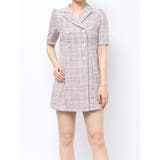 ピンク | テーラードカラーミニワンピース | EATME