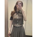 オープンカラーブラウス(セットアップ可能) | EATME | 詳細画像18