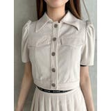 オープンカラーブラウス(セットアップ可能) | EATME | 詳細画像8