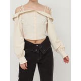 リボンショルダーオフショルブラウス | EATME | 詳細画像1