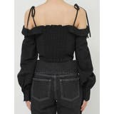 リボンショルダーオフショルブラウス | EATME | 詳細画像16