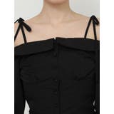 リボンショルダーオフショルブラウス | EATME | 詳細画像17