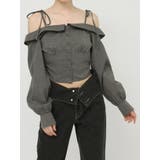 リボンショルダーオフショルブラウス | EATME | 詳細画像32