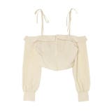 リボンショルダーオフショルブラウス | EATME | 詳細画像33