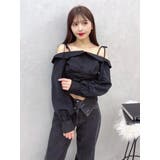 リボンショルダーオフショルブラウス | EATME | 詳細画像7