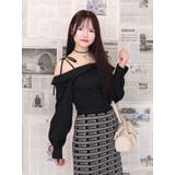 リボンショルダーオフショルブラウス | EATME | 詳細画像9