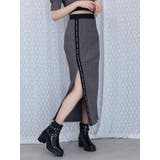 バイカラータイトスカート（セットアップ可能） | EATME | 詳細画像19 