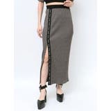 バイカラータイトスカート（セットアップ可能） | EATME | 詳細画像34 