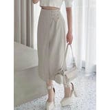 ベージュ | トリブルバックルタイトスカート | EATME