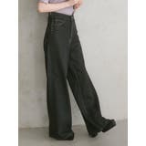 レースアップデニムパンツ（セットアップ可能） | EATME | 詳細画像1 