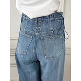 レースアップデニムパンツ（セットアップ可能） | EATME | 詳細画像10 