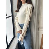 リボンスリーブニットTOP | EATME | 詳細画像2