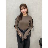 リボンスリーブニットTOP | EATME | 詳細画像9